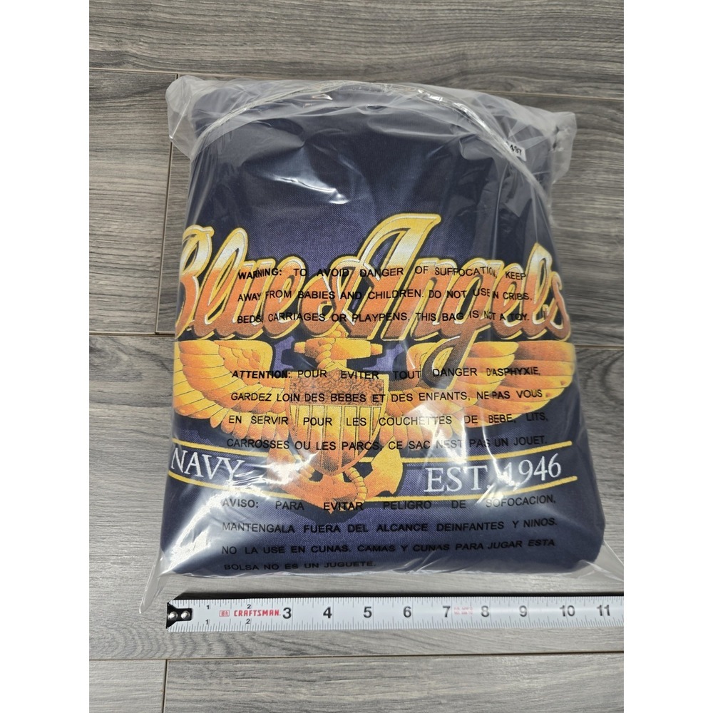 US Navy‎ Blue Angels Hoodie Jacket Mens XL Gildan Ultra Cotton - Picture 12 of 13